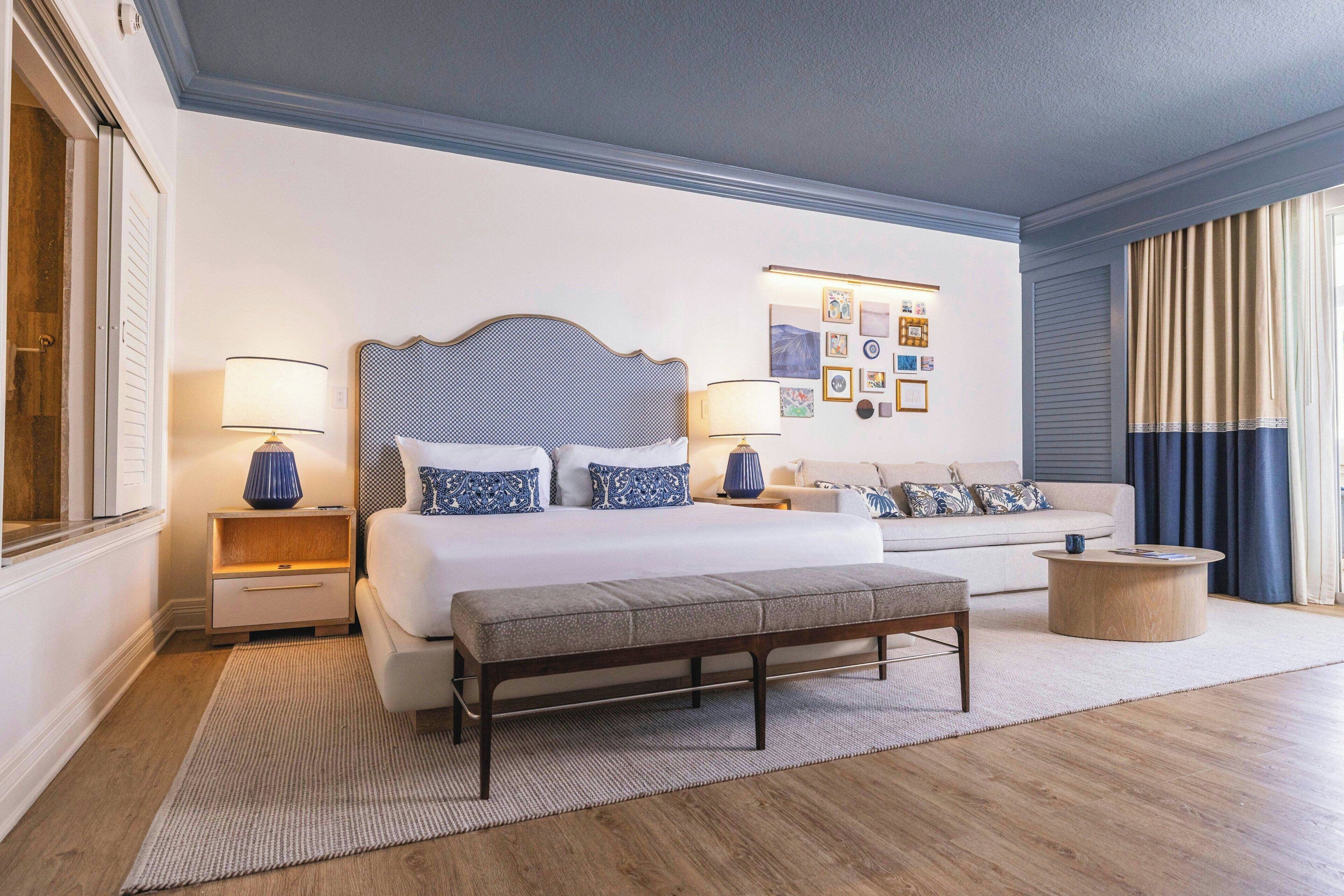 Chambre Deluxe, 1 très grand lit et 1 canapé-lit, vue ville | Draps en coton égyptien, literie de qualité supérieure