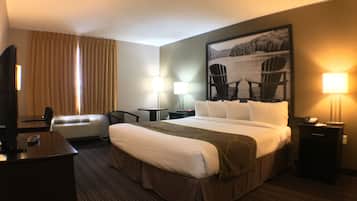 Camas con pillow-top, escritorio y espacio para trabajar con laptop