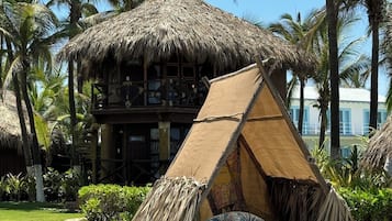 Private beach, beach massages, rowing