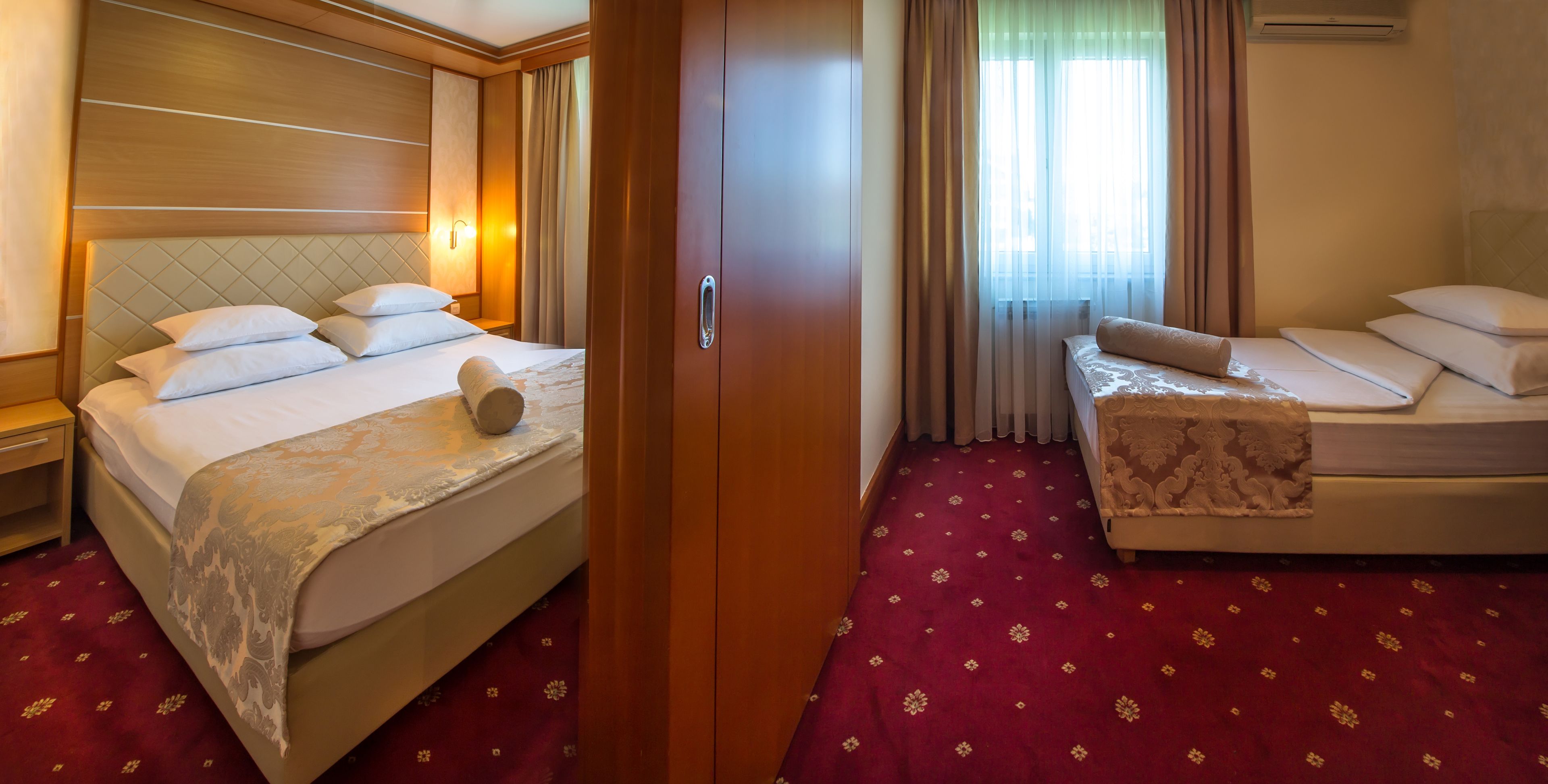 deluxe triple room, garden view | 1 bedroom, egyptian cotton sheets, minibar, in-room safe
