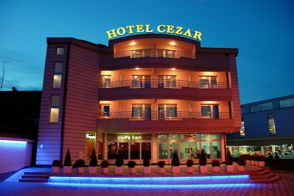 Front of property - evening/night