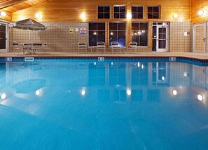 Indoor pool, a heated pool