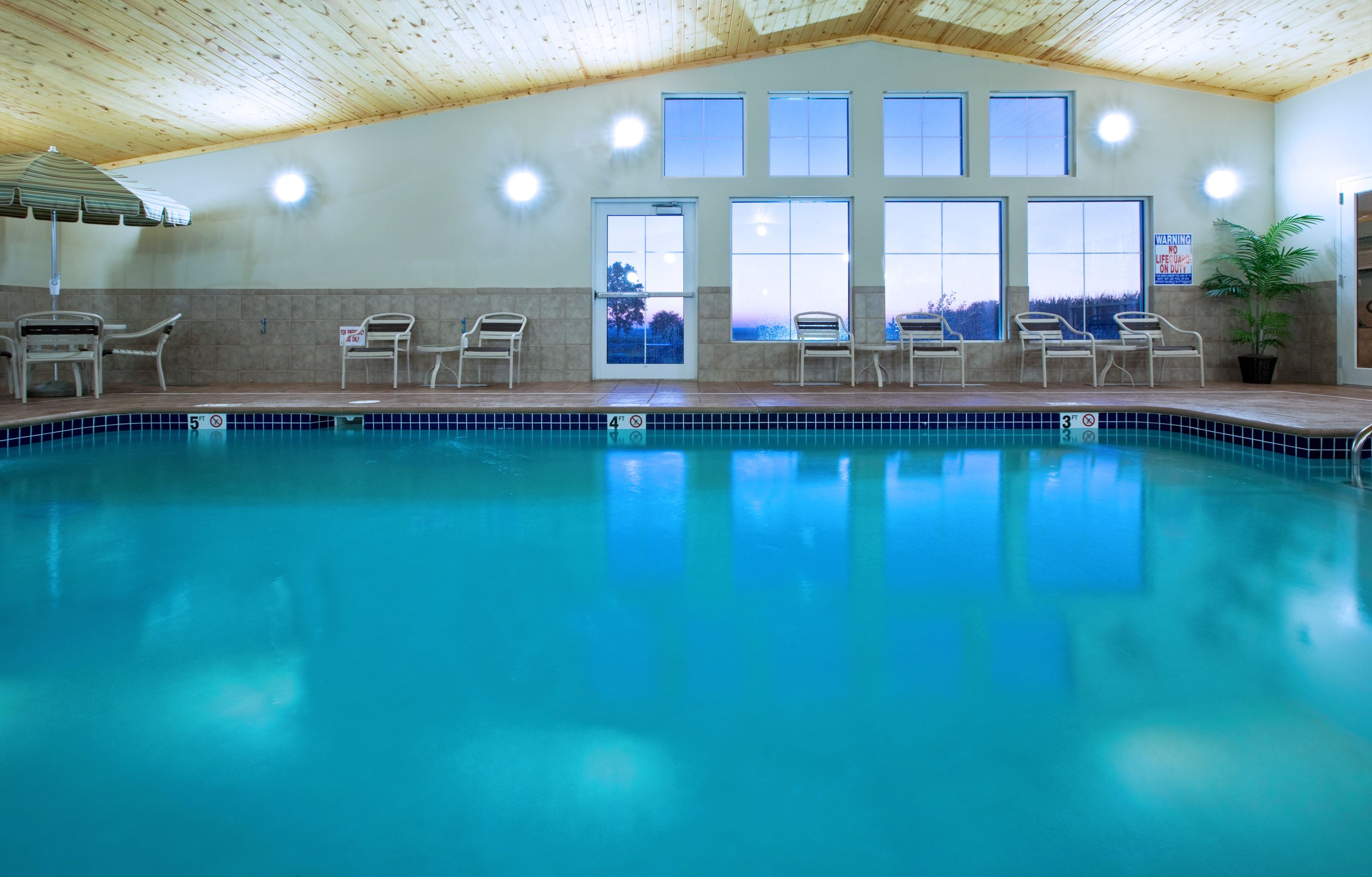 indoor pool, a heated pool