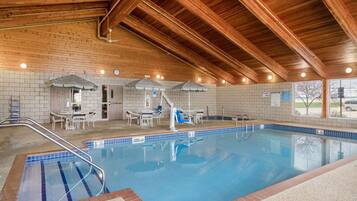 Indoor pool, a heated pool