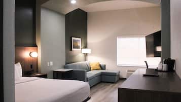 Chambre Deluxe, 1 très grand lit, non-fumeur | Draps en coton égyptien, literie de qualité, couette en duvet