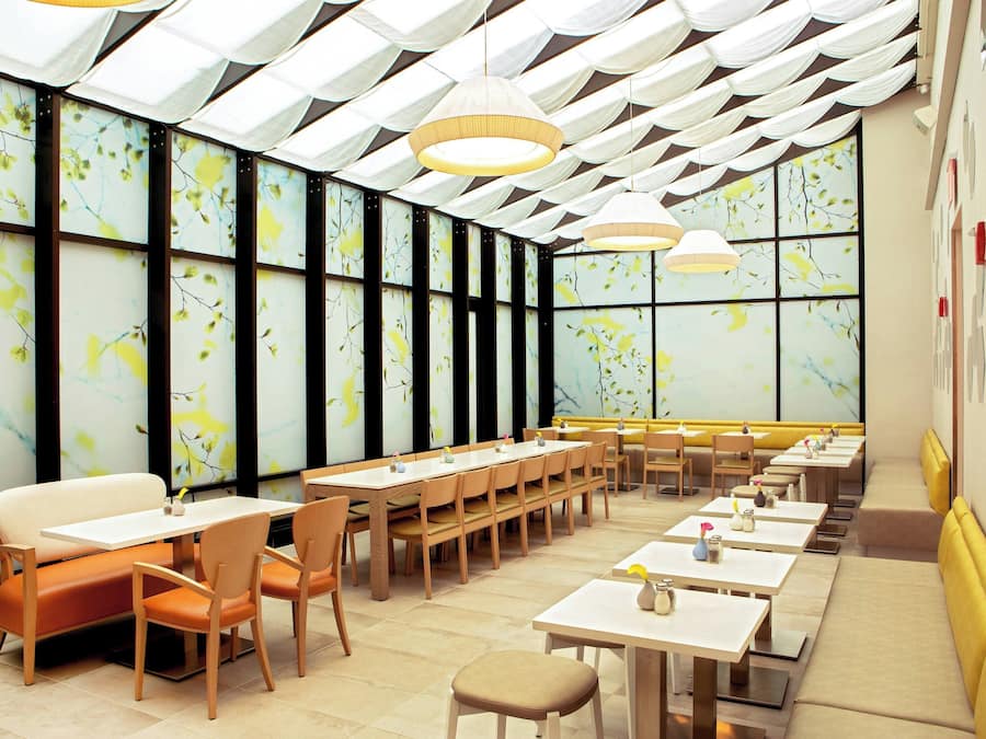 Frokost, lunsj og middag serveres