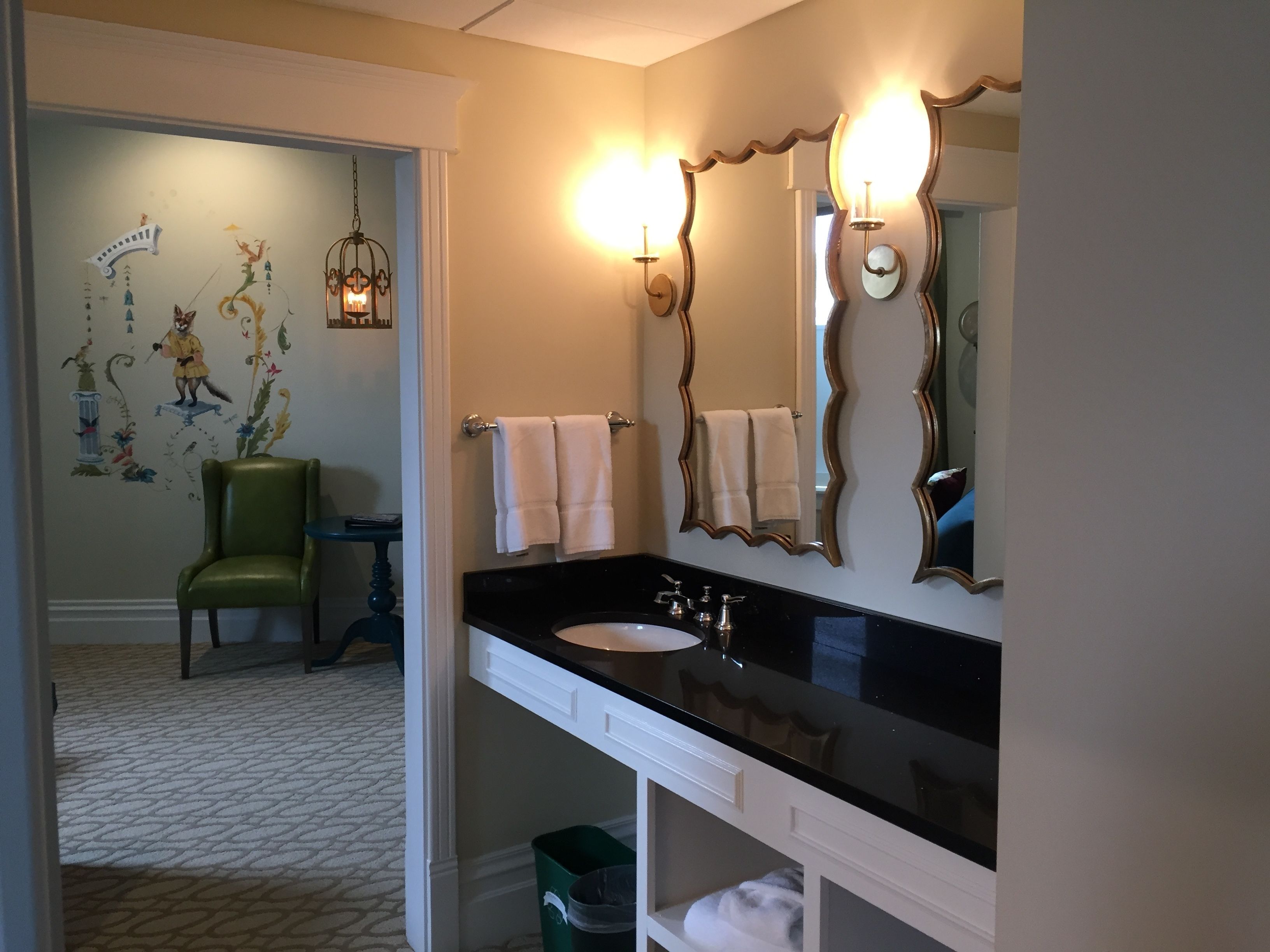 premium room, 1 king bed with sofa bed, no view | bathroom sink