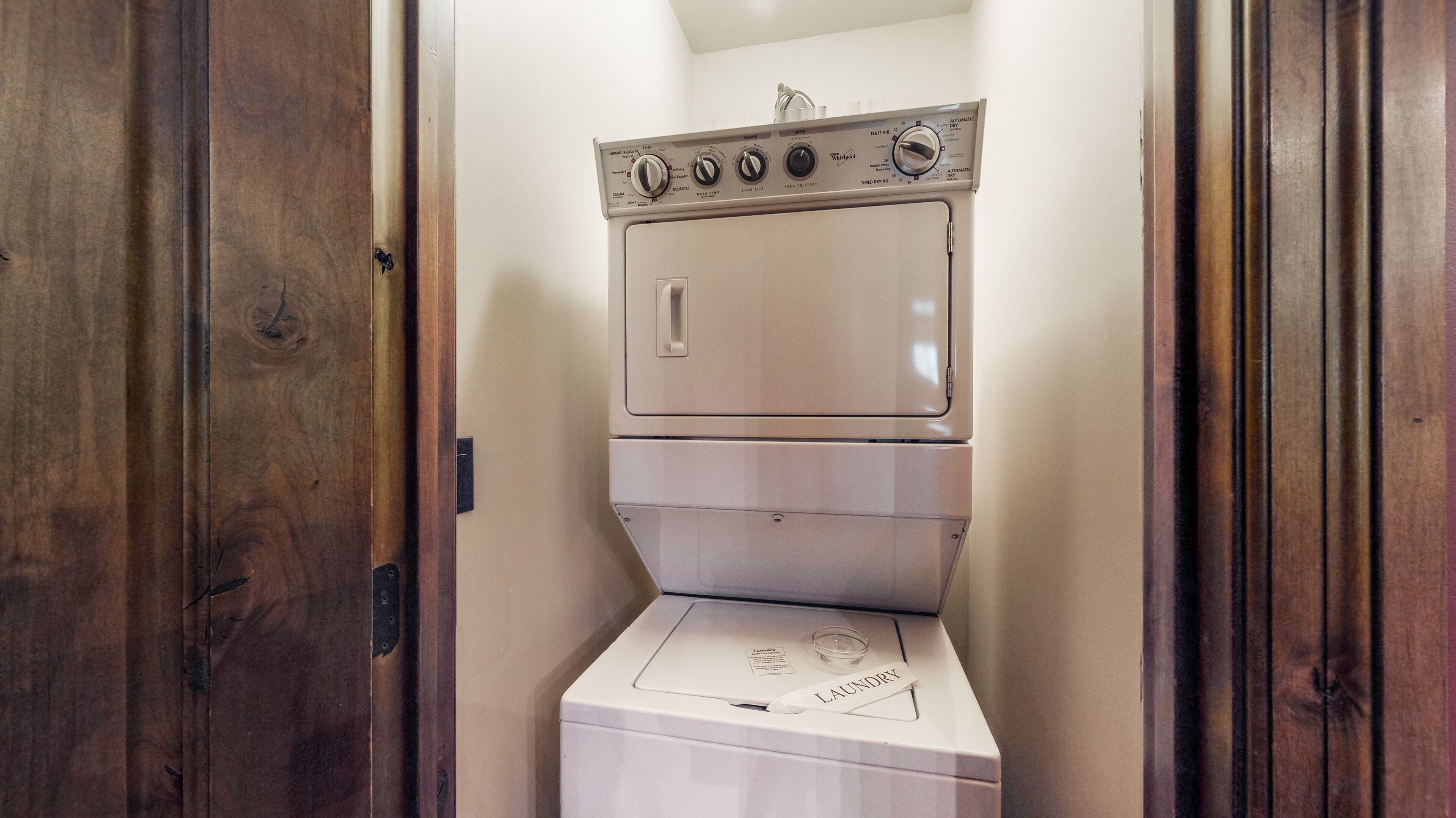 1 bedroom hospitality suite | laundry