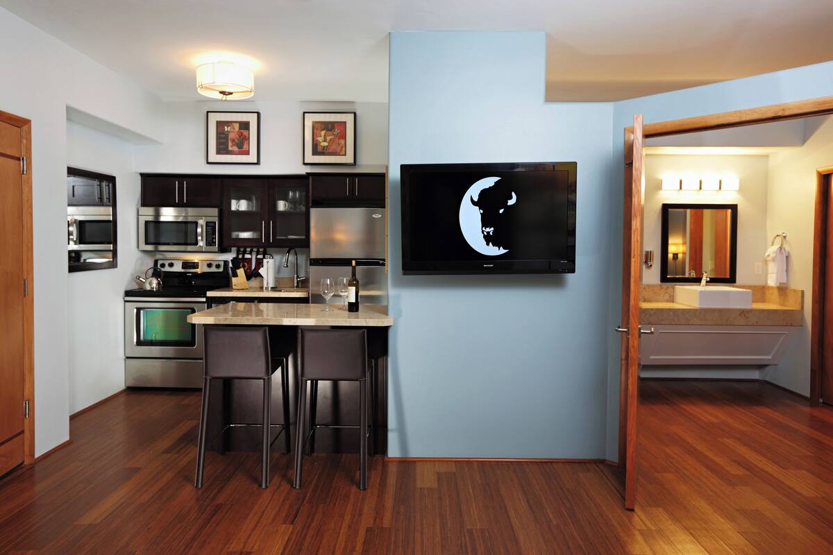 Miller Park Deluxe Suite | 私人廚房 | 咖啡機/沖茶器、電冰箱