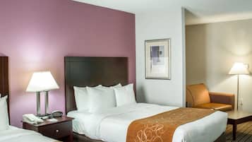 Pillow-top beds, in-room safe, desk, iron/ironing board