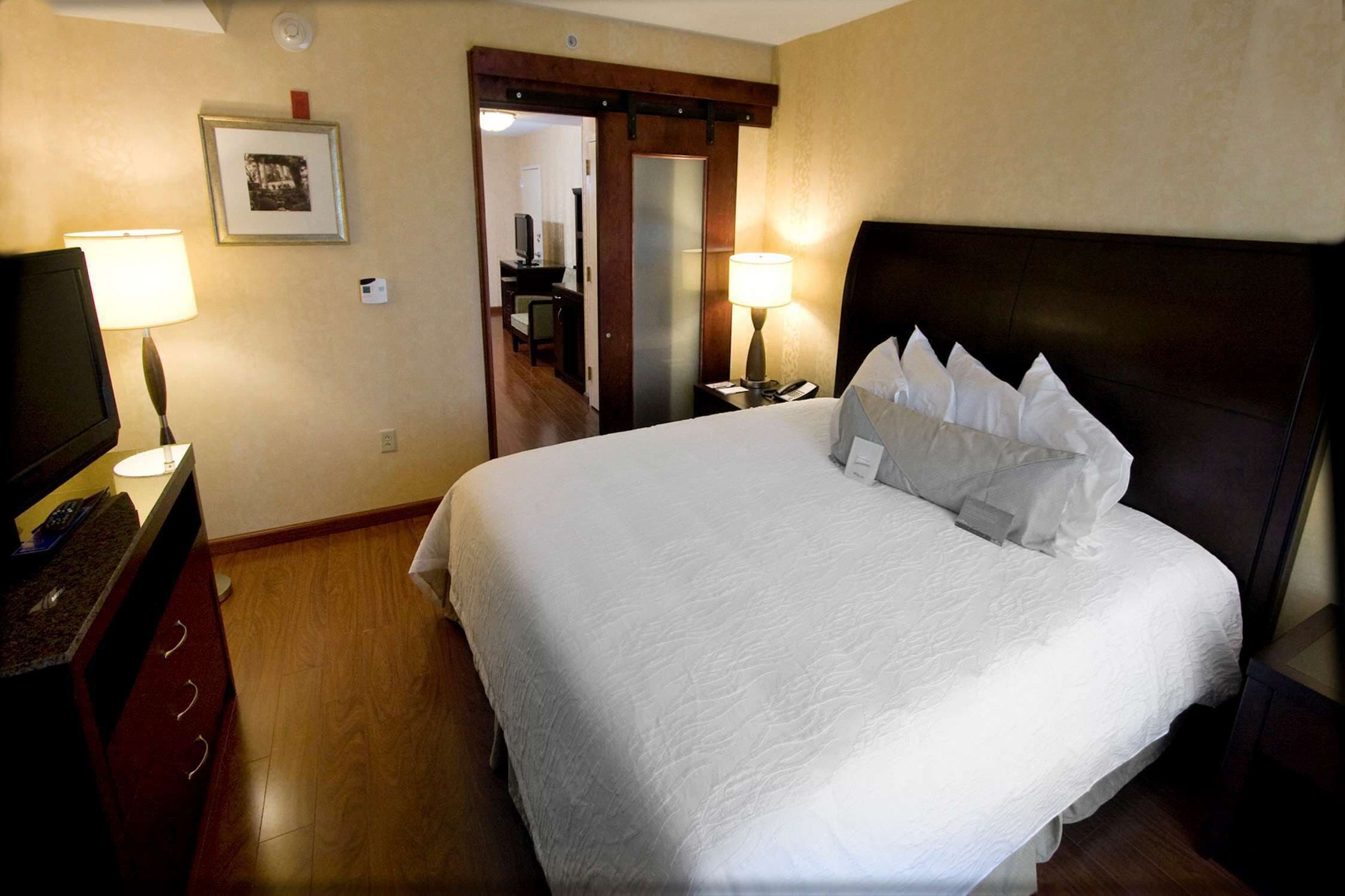 one king one bedroom evolution suite | hypo-allergenic bedding, in-room safe, iron/ironing board