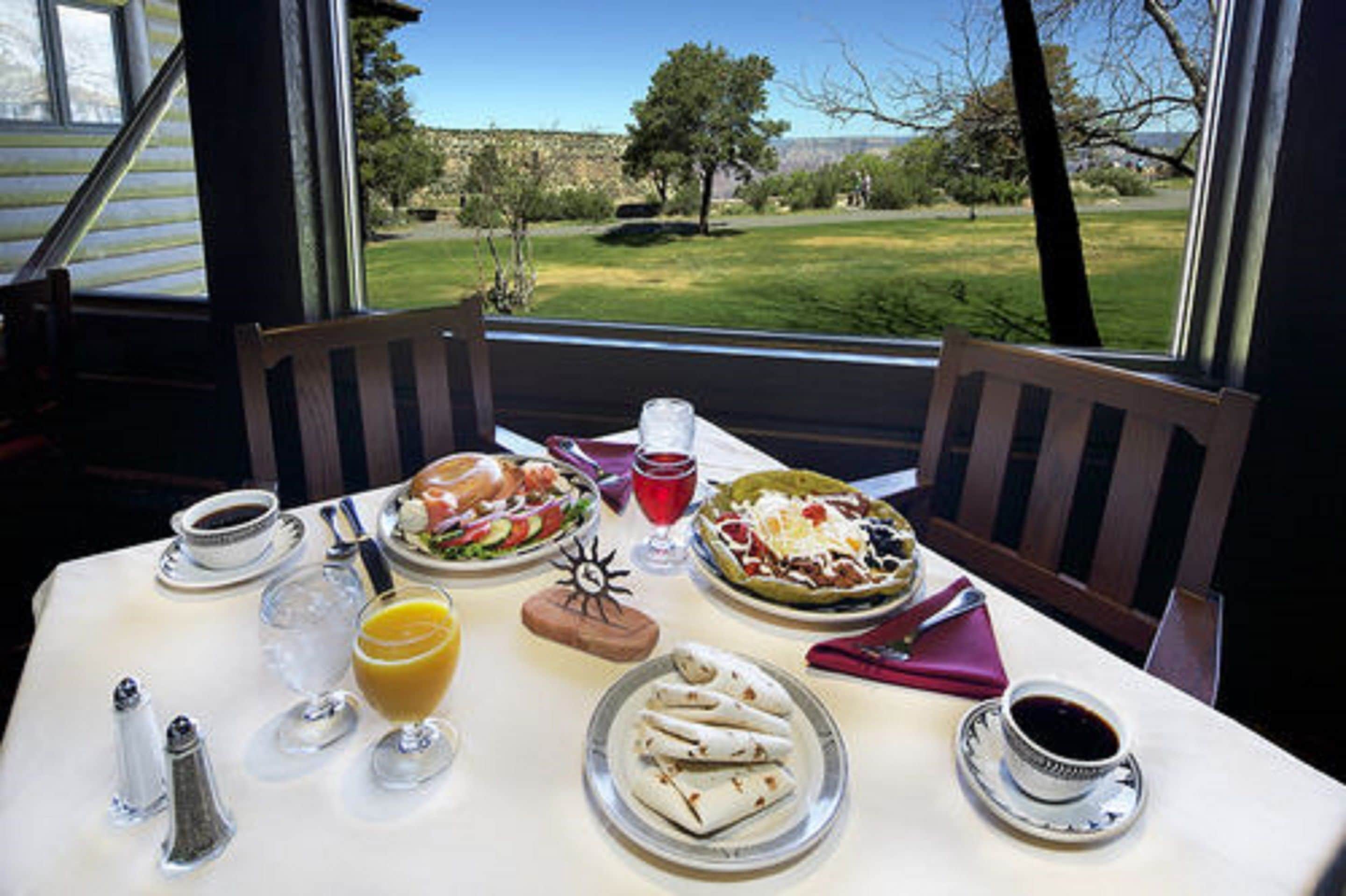 cooked-to-order breakfast for a fee