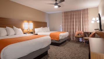 Standard Room, 2 Queen Beds (North) | Free cots/infant beds, rollaway beds, bed sheets