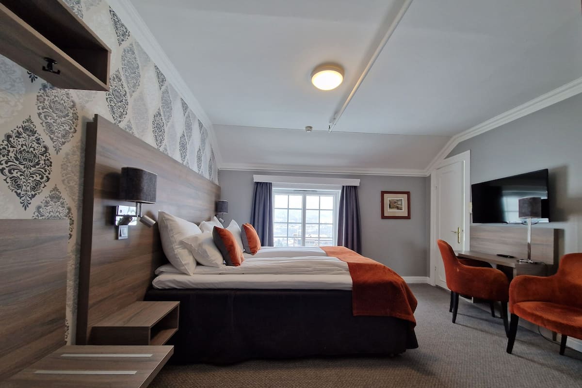 Dobbeltrom med utsikt | 1 slaapkamer, donzen dekbedden, pillowtop-bedden