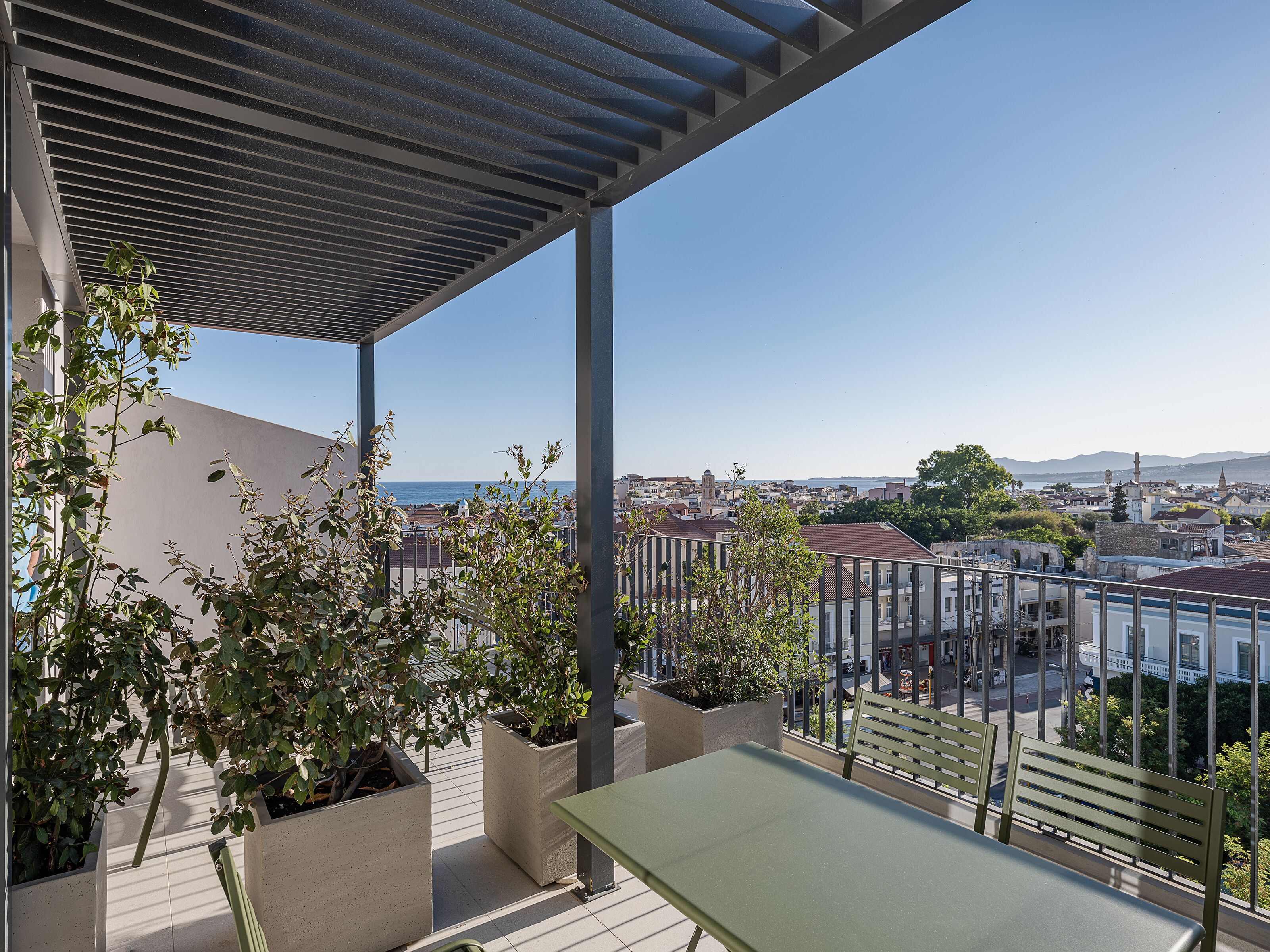 superior double room, terrace, city view | city view