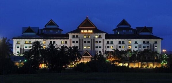 Front of property – evening/night