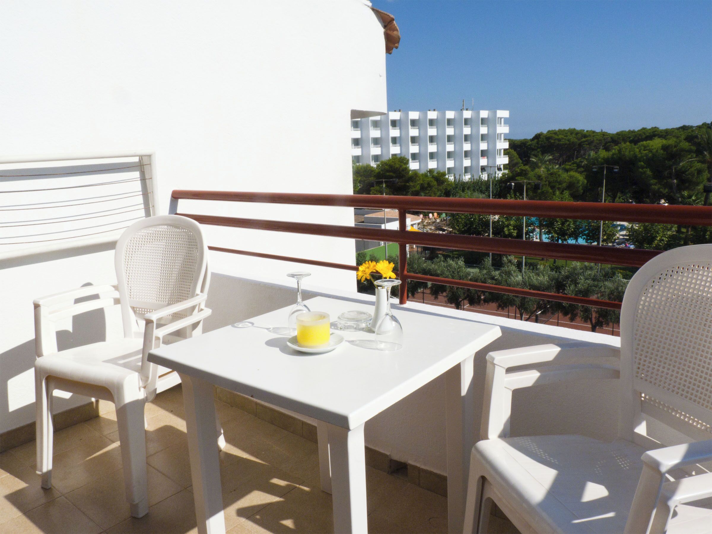 Blick von der Unterkunft