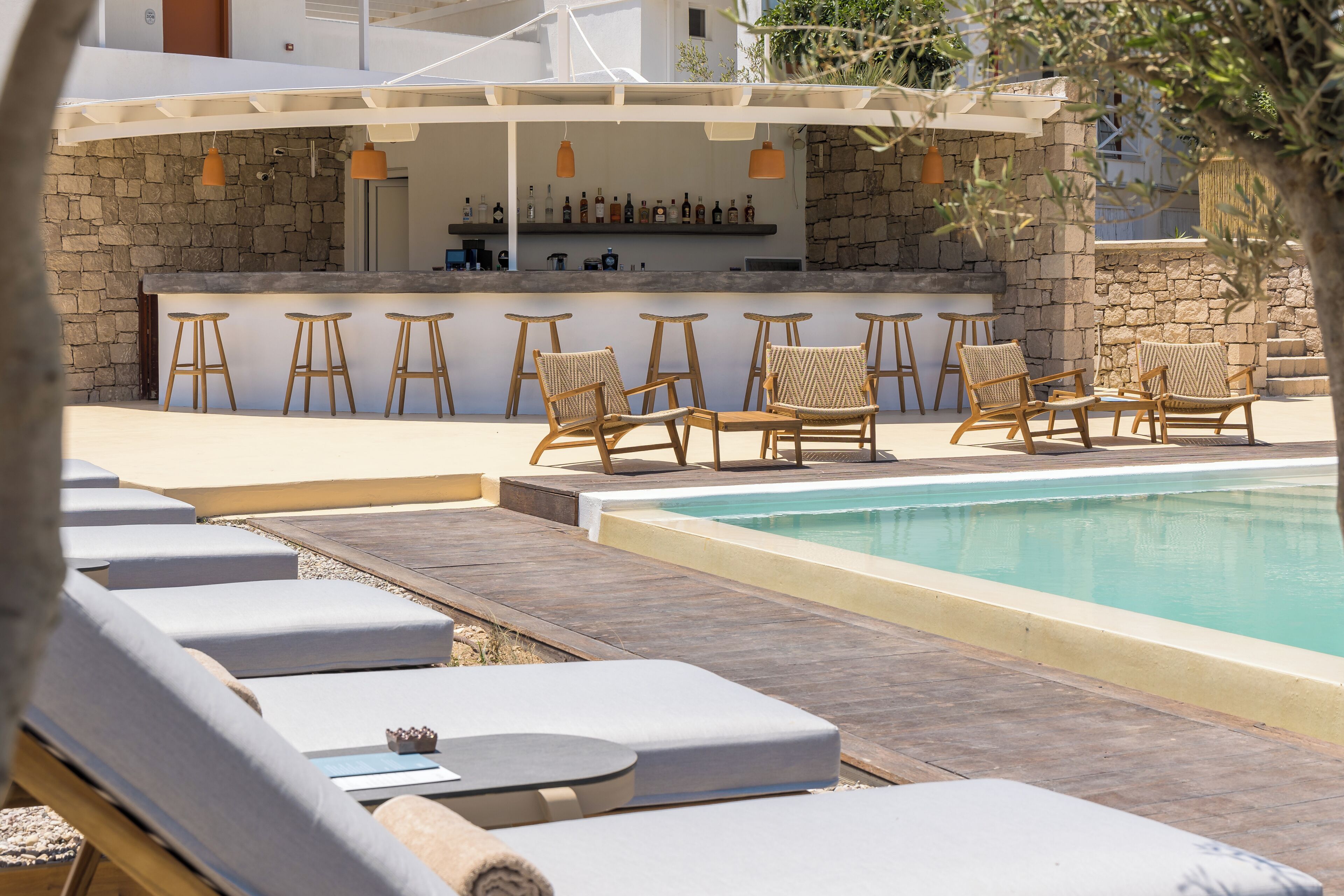 Bar junto a la alberca