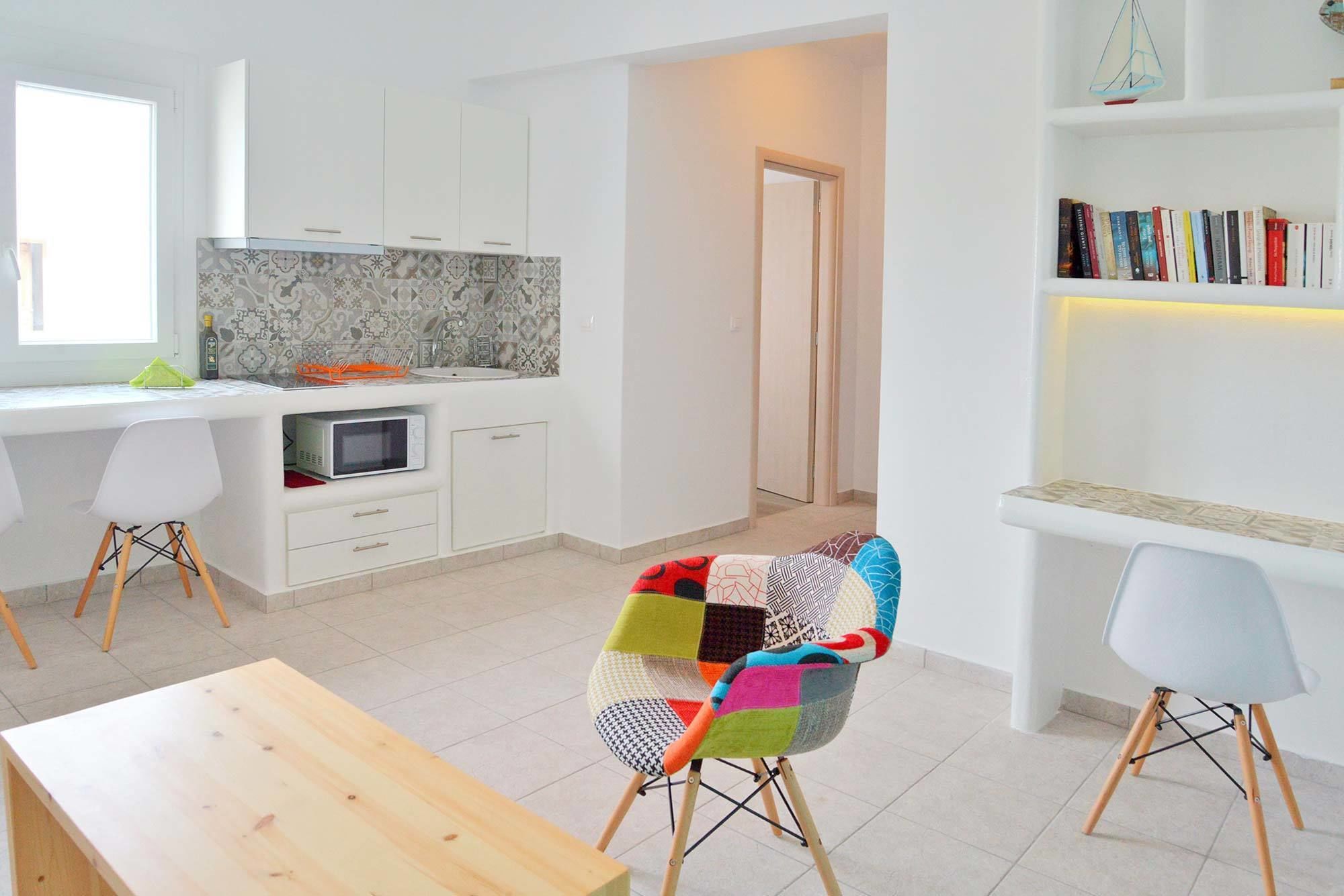 superior room, partial sea view | private kitchen | fridge