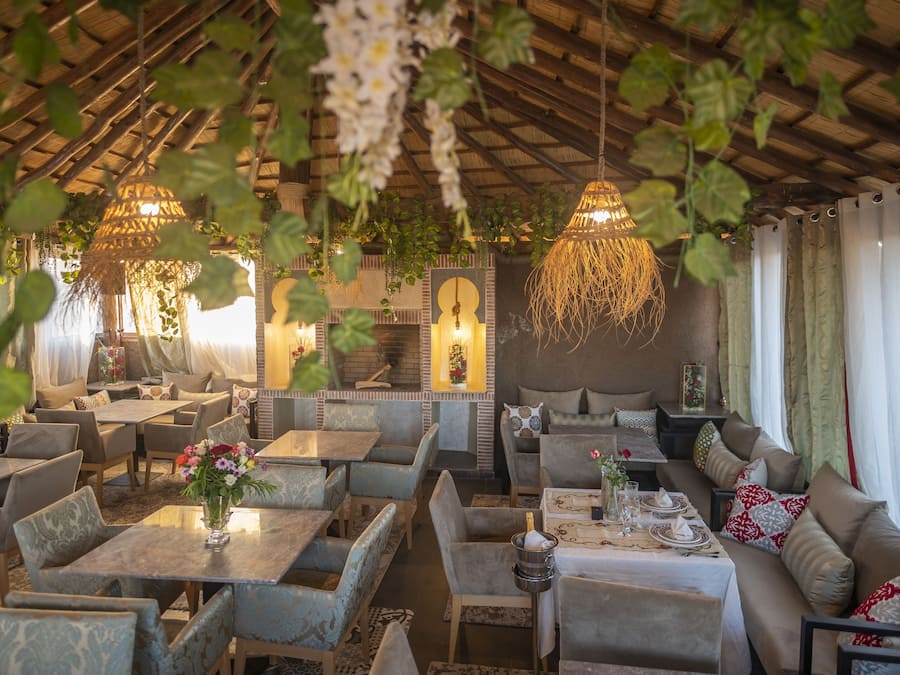 Lunch and dinner served, Moroccan cuisine