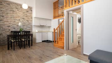 Superior Apartment, 2 Bedrooms | In-room safe, blackout drapes, iron/ironing board