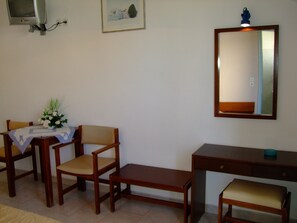 Standard Studio (for 3) | Living area | Flat-screen TV, first-run movies - Antonios Hotel (Rhodes)