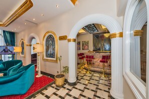 Sitteområde i lobbyen