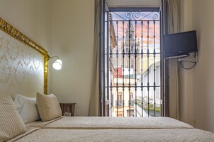 Double Room, City View | Premium bedding, in-room safe, individually decorated