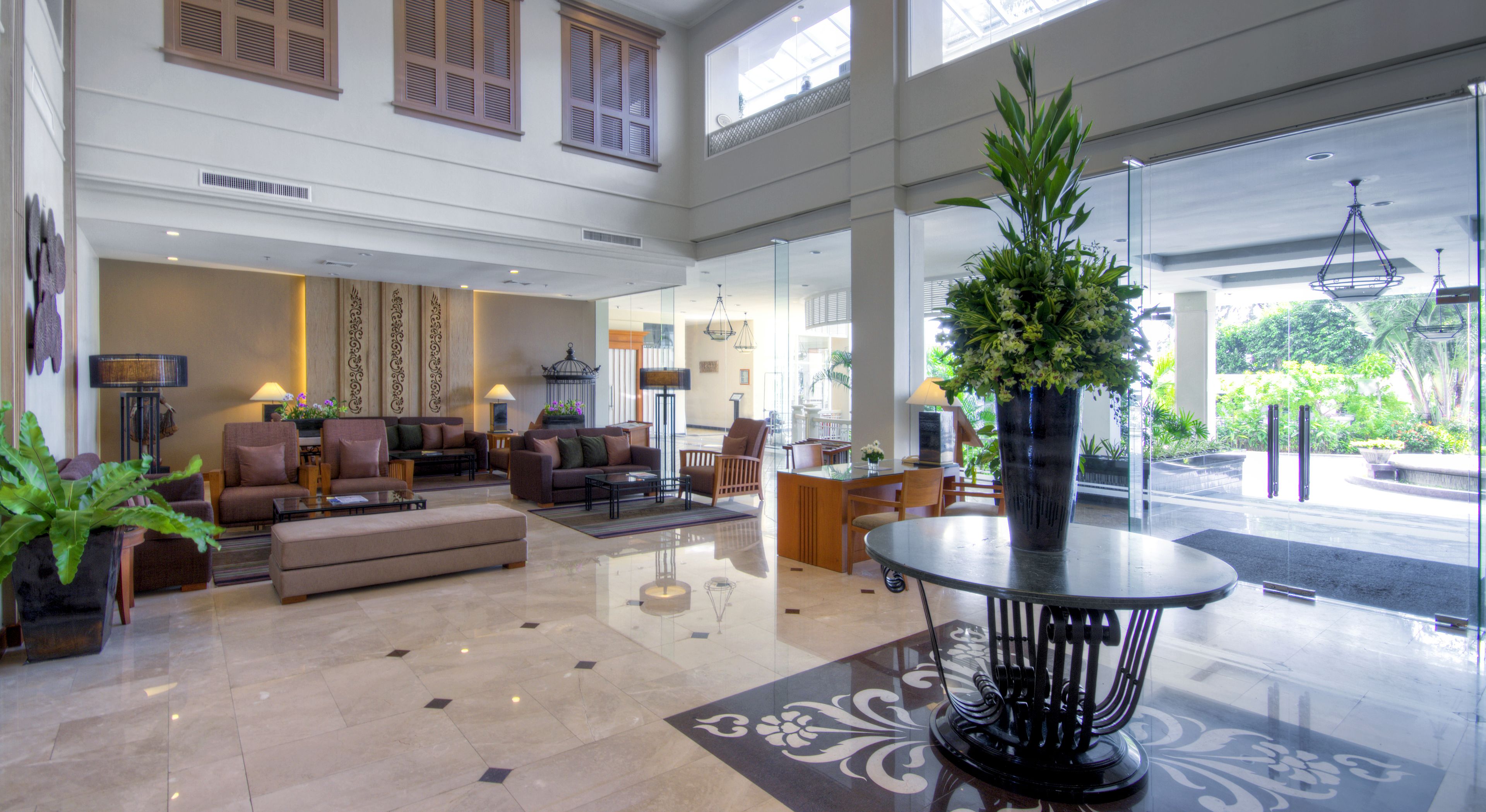 Lobby sitting area