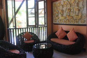 Sala de estar en el lobby