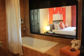 Habitación superior | Baño | Secadora de cabello y toallas