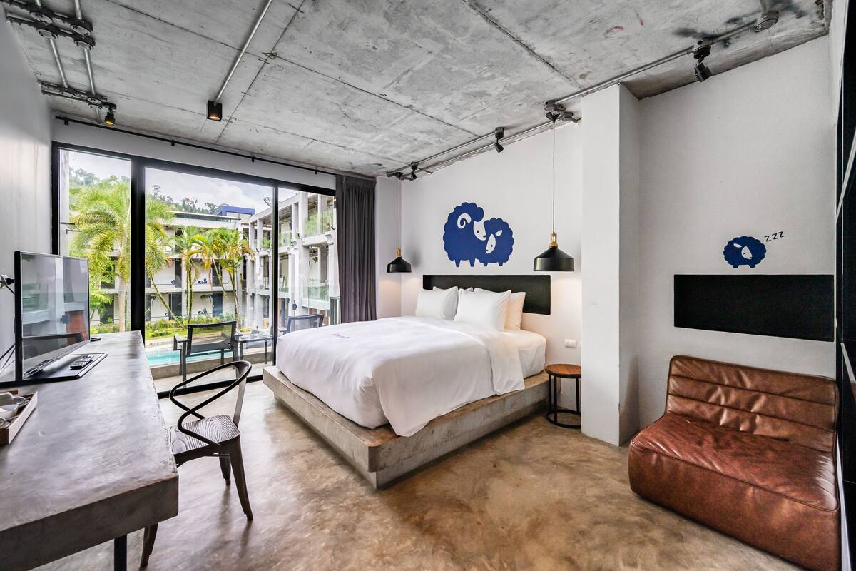 Superior Double Room with Balcony | Minibar, safe på rommet, skrivebord og ekstrasenger (mot et tillegg)