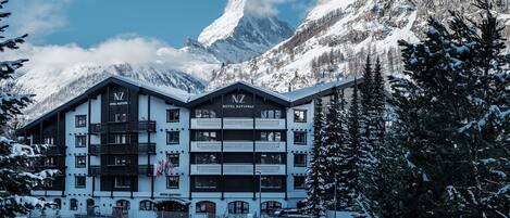 Majoituspaikan julkisivu