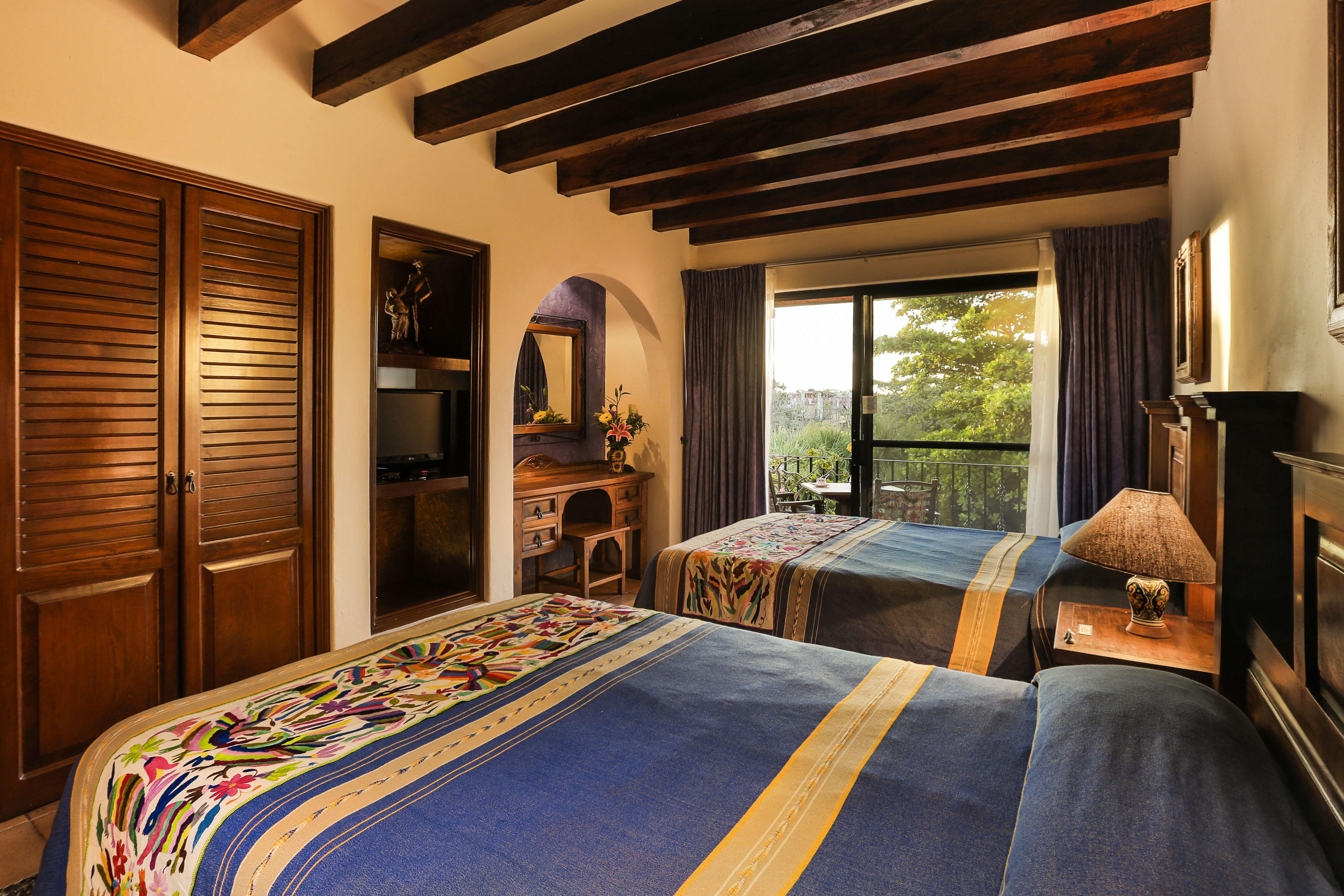 Junior Suite, 2 Double Beds | View from room