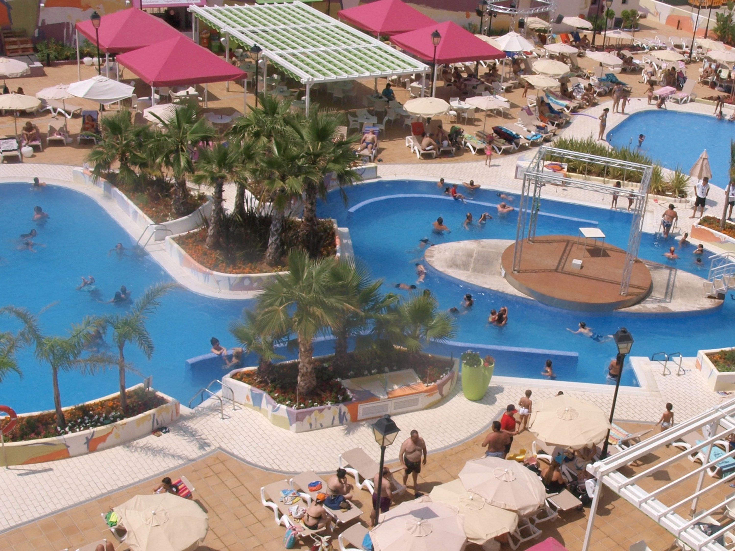 Indoor pool, outdoor pool