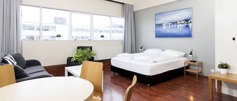 Premium bedding, pillow-top beds, individually decorated