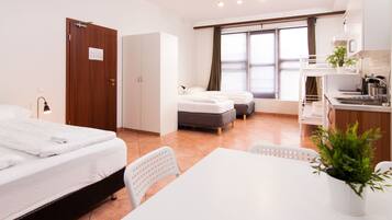 Superior Studio | Premium bedding, pillowtop beds, individually decorated