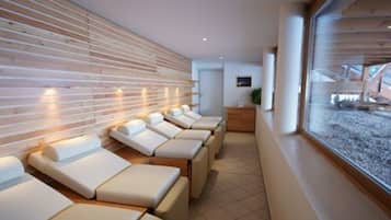 Sauna, hammam, soins d'aromathérapie, enveloppements corporels