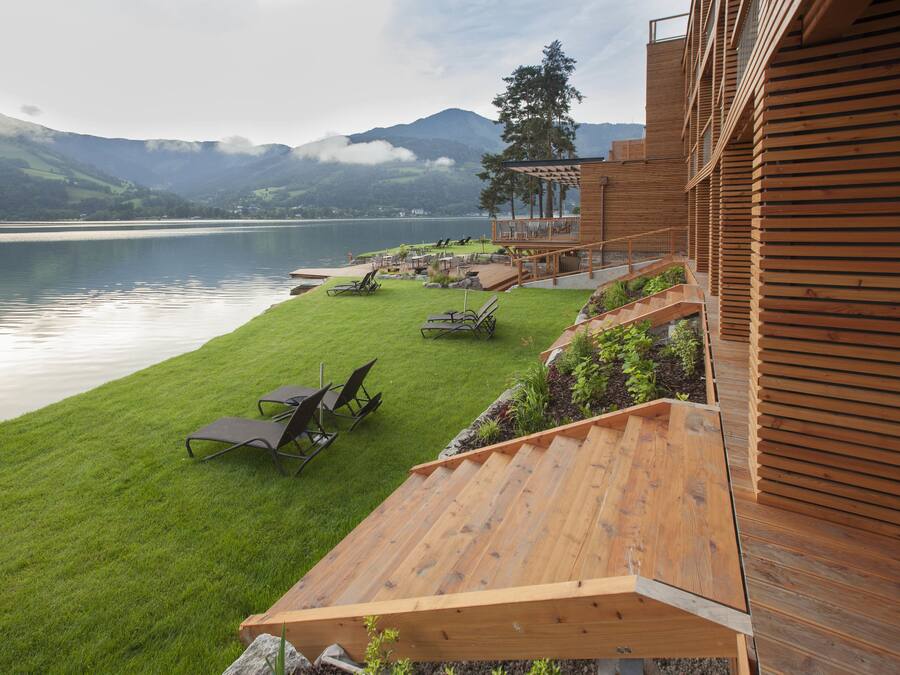 Superior-Doppelzimmer, Terrasse, Strandnähe (Seetraum) | Garten