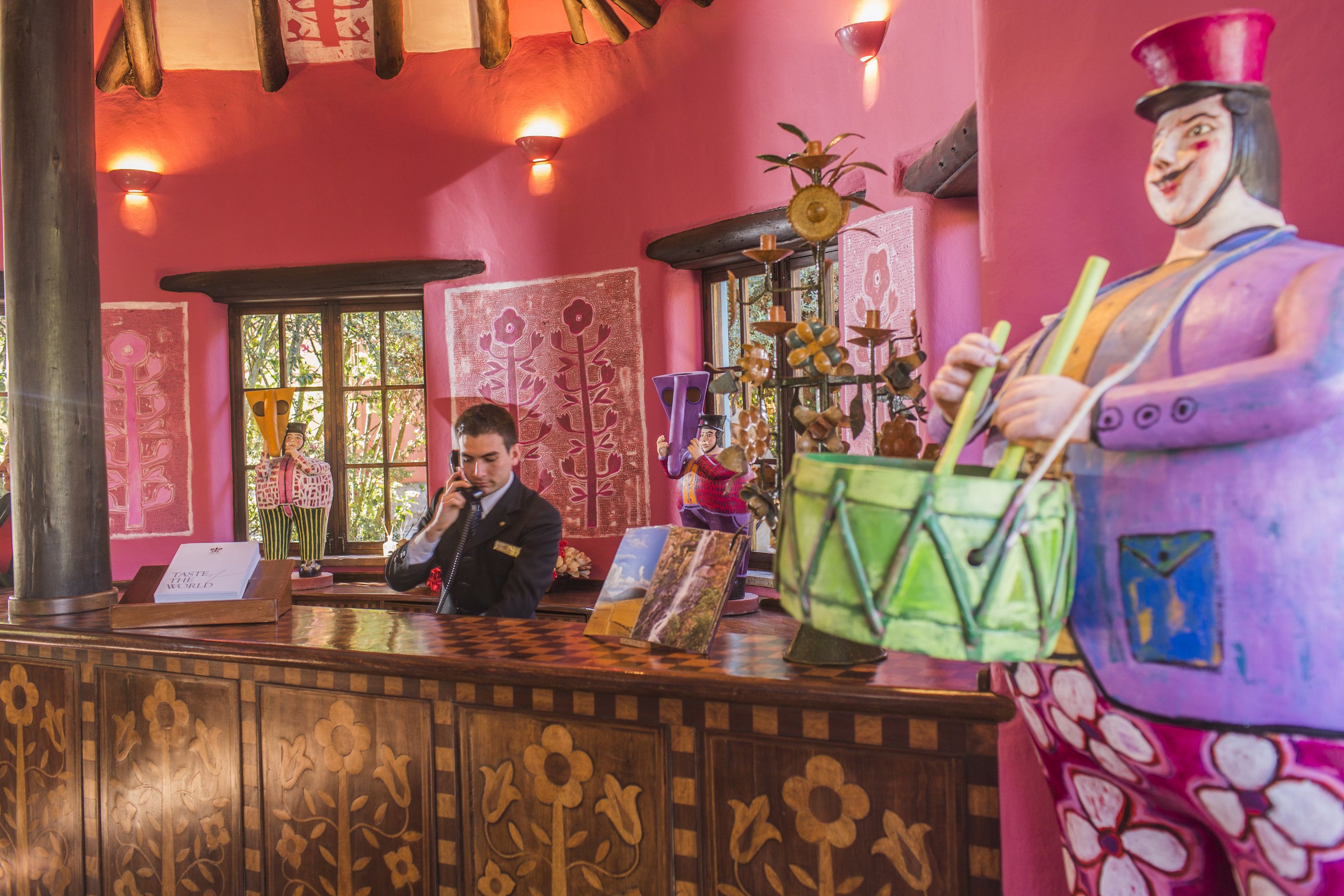 check-in/check-out kiosk