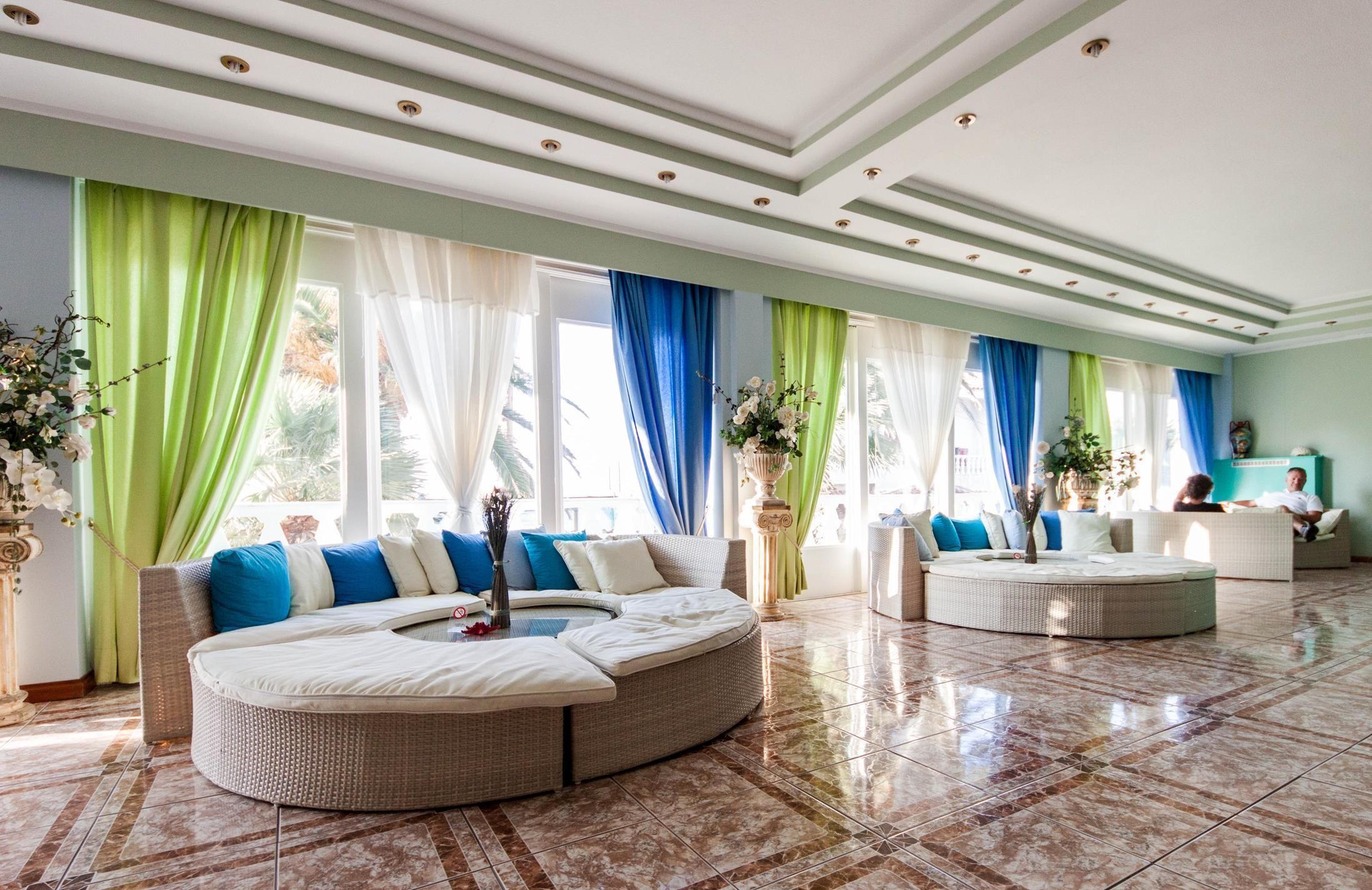 Lobby sitting area