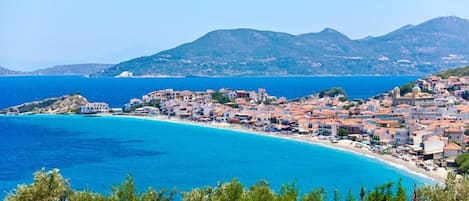 Vue sur la plage/l’océan