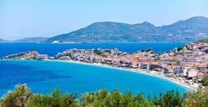 Vue sur la plage/l’océan