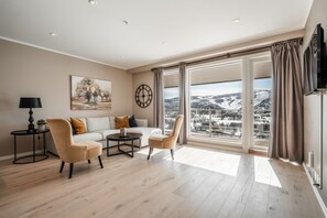 Apartment, 4 Bedrooms (D) (Linen and towels not included) | Living area | Flat-screen TV - Ustedalen Hotell Geilo (Hol)