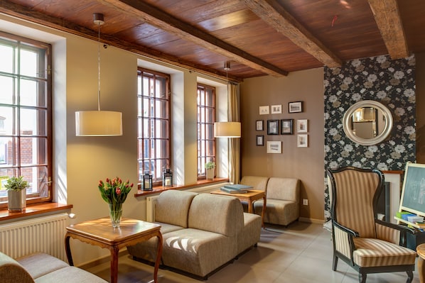 Lobby sitting area
