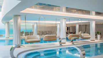 Indoor pool, outdoor pool