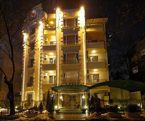 Front of property – evening/night