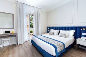 Hypo-allergenic bedding, down duvets, minibar, in-room safe