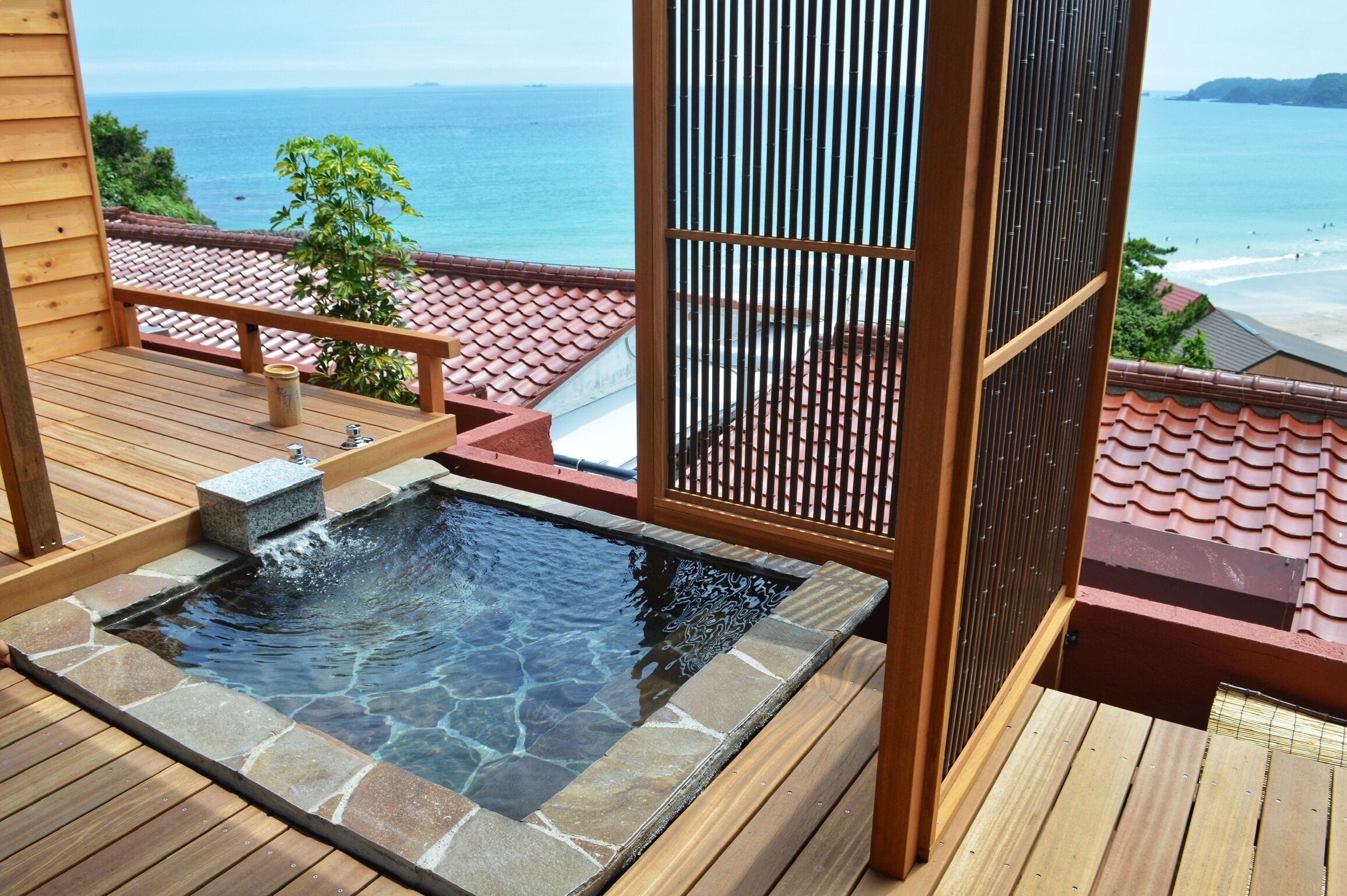 雙床房, 非吸煙房, 海灘景 (Private Open Air Bath, 50sqm) | 露台/庭院