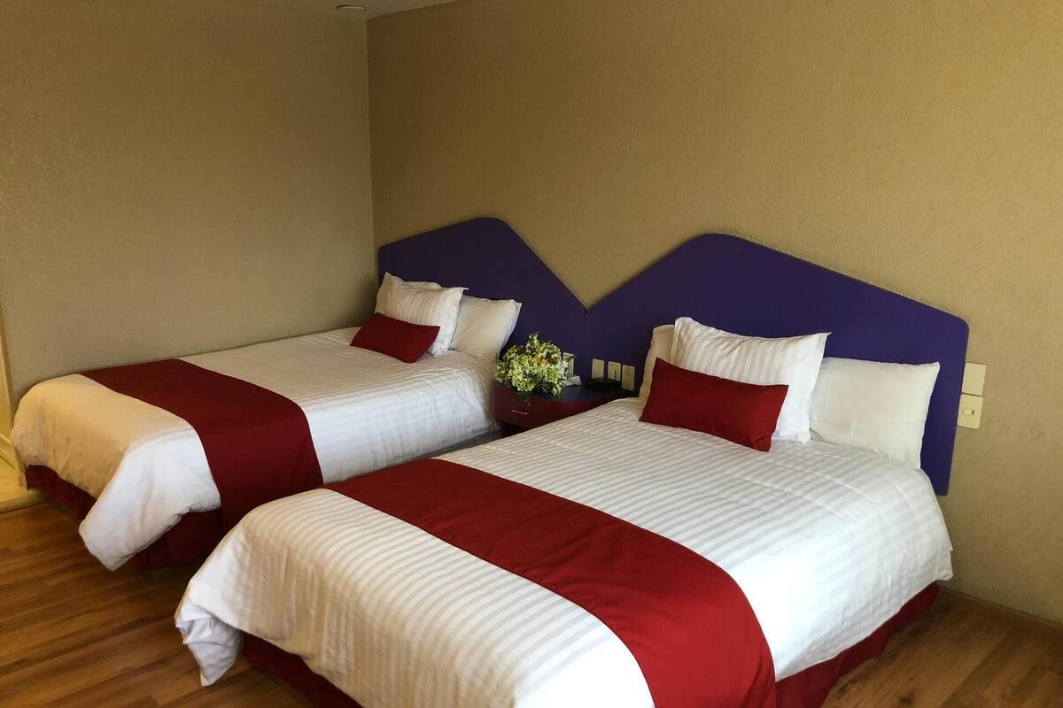 Premium bedding, in-room safe, blackout drapes
